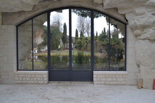 façade arrondie en acier